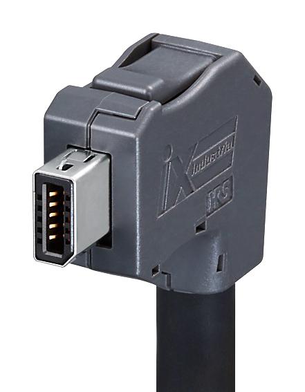 HIROSE(HRS) IX40G-A-10S-CVL1(7.0) IX40G-A-10S-CVL1(7.0) Modular Connector IX Type A Plug 1 x (Port) 10P10C Cat6a Cable Mount