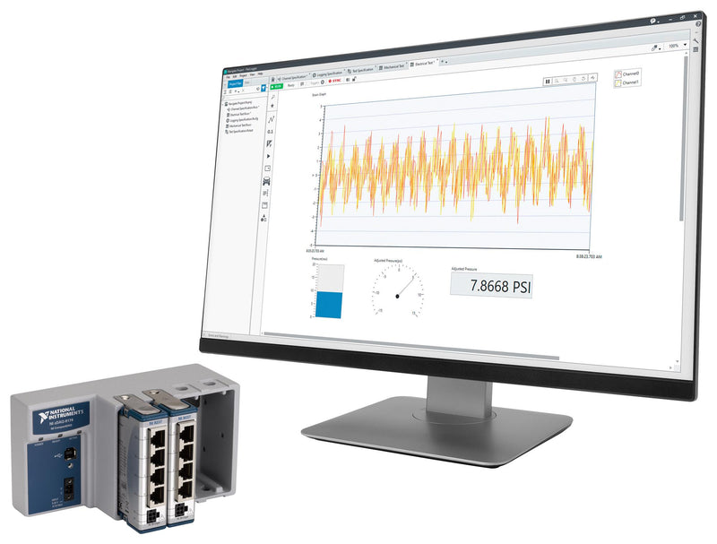 NI 868019-01 868019-01 Strain and Load Measurement Bundle cDAQ-SL4201 8 Channel 50 Ksps 24 Bit