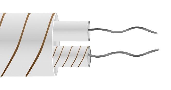 Labfacility WT-356-D 100M WT-356-D 100M Thermocouple Wire IEC Flat Pair Glass Fibre Type T 1 x 0.3mm 100 m