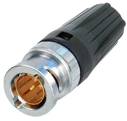 Neutrik NBNC75BLP7 NBNC75BLP7 RF / Coaxial Connector BNC Straight Plug Crimp 75 ohm RG59 Brass