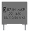 Kemet R71XN433050H0K R71XN433050H0K General Purpose Film Capacitor Metallized PP Radial Box - 2 Pin 3.3 &Acirc;&micro;F &plusmn; 10% 160 V 450