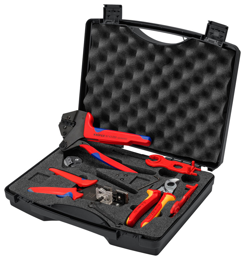 KNIPEX 97 91 04 V02 Tool Case, MC4 Solar Cable Connector, 280 mm x 80 mm