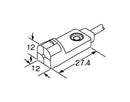 PANASONIC GX-H12A Sensor, Inductive Proximity, 4 mm, NPN, 12 VDC to 24 VDC, GX-H Series GXH12A