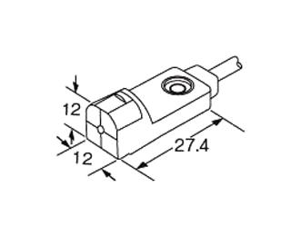 PANASONIC GX-H12A Sensor, Inductive Proximity, 4 mm, NPN, 12 VDC to 24 VDC, GX-H Series GXH12A