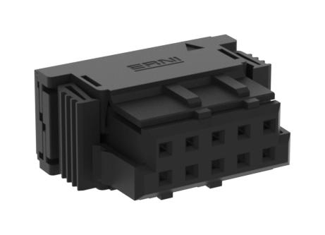 Erni - TE Connectivity 474034-E. 474034-E. Connector Housing Rcpt 10POS 2.54MM