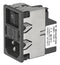 Schurter KMF1.1261.11 KMF1.1261.11 Filtered IEC Power Entry Module C14 General Purpose 6 A 250 VAC 2-Pole Switch