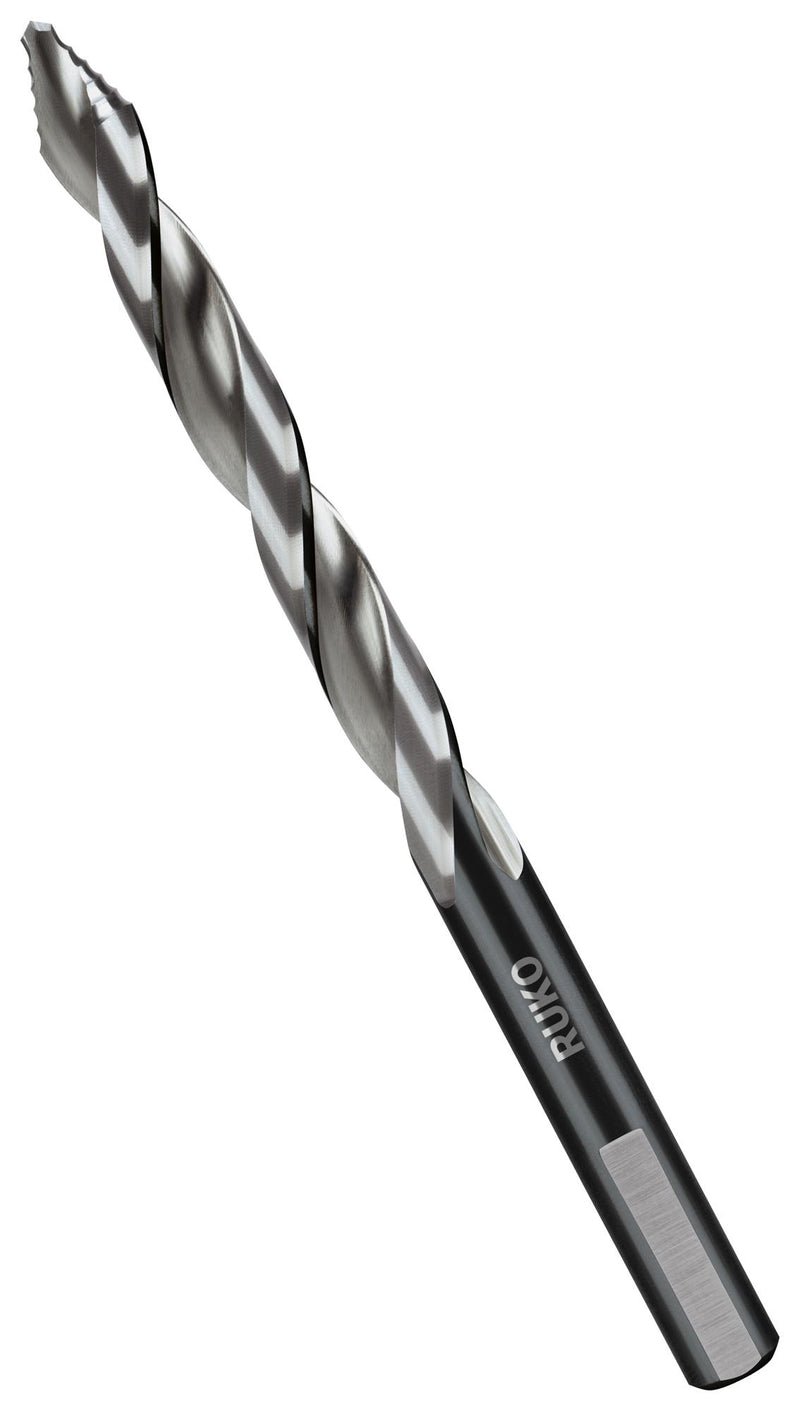 RUKO 259100 Twist Drill Bit, 10mm Drill Hole, 87mm Effective Length, 133mm OAL