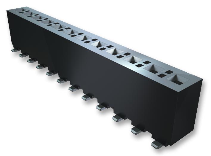 Samtec FHP-03-02-T-S-K-TR FHP-03-02-T-S-K-TR PCB Receptacle Power Terminal Board-to-Board 3.96 mm 1 Rows 3 Contacts Surface Mount FHP