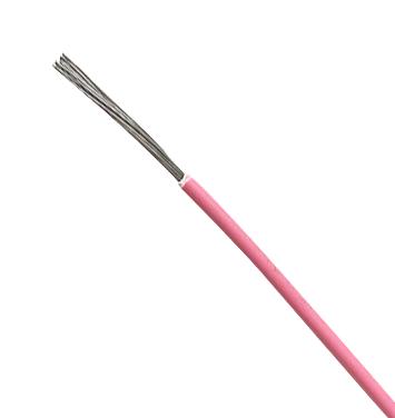 RAYCHEM - TE CONNECTIVITY 44A0111-20-2L Wire, PVDF, Pink, 20 AWG, 328 ft, 100 m 2831433006,5-1192132-1