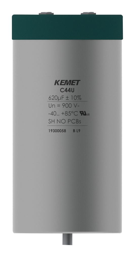 KEMET C44UQGT6760T87K Power Film Capacitor, Metallized PP, Can, 760 &micro;F, &plusmn; 10%, DC Link, Stud Mount - M6