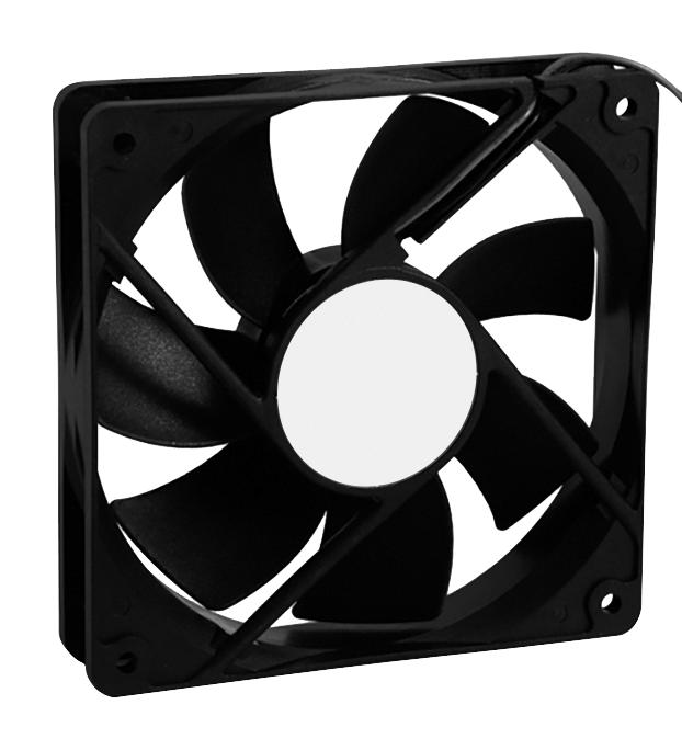 Orion Fans OD1225-12HB01A OD1225-12HB01A DC Axial Fan 12 V Square 120 mm 25.4 Ball Bearing 89 CFM