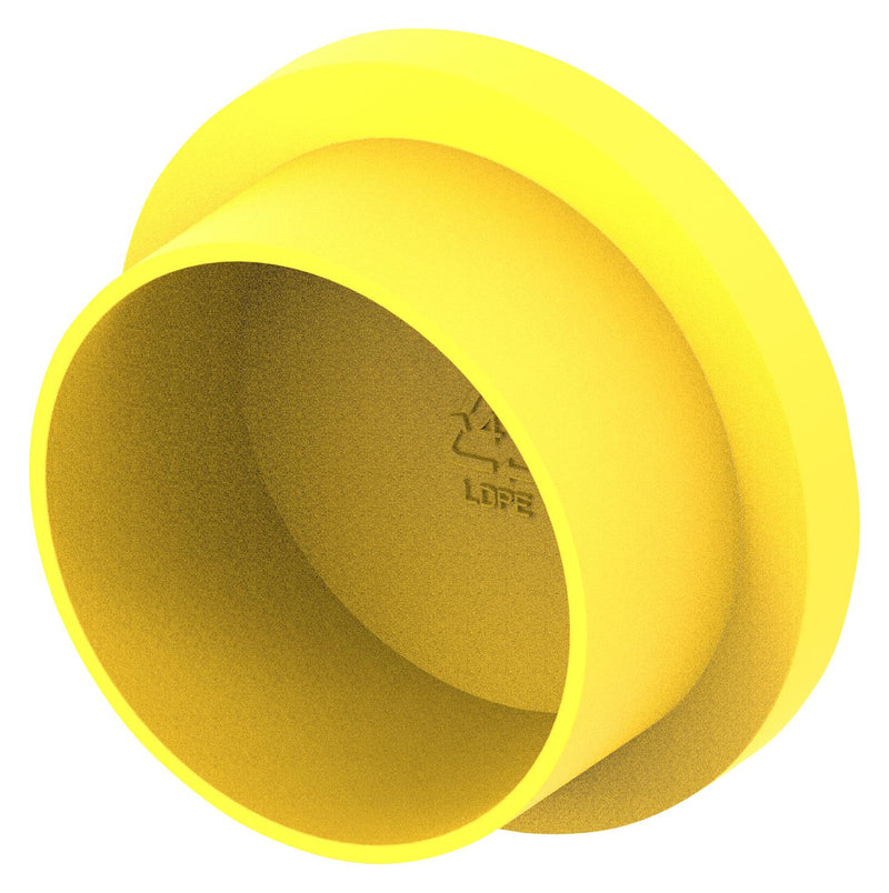 AMP - TE CONNECTIVITY 3-2407269-4 Dust Cap / Cover, Yellow, Protective Cap, AMP CPC Series Size 17 Plug Circular Plastic Connectors