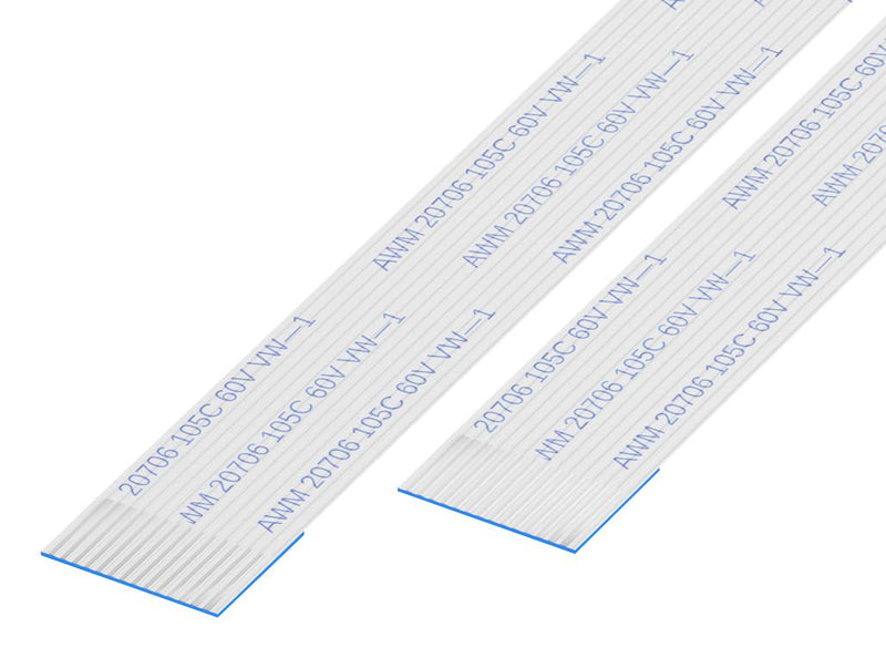 GCT (GLOBAL CONNECTOR TECHNOLOGY) 05-18-A-0101-A-4-06-4-T FFC / FPC Cable, 18 Core, 0.5 mm, Same Sided Contacts, 4 ", 101 mm, White