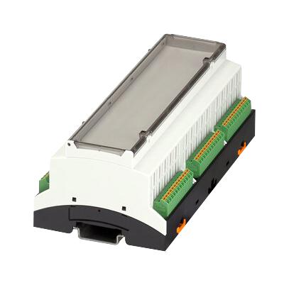 PHOENIX CONTACT 1311011 Plastic Enclosure, DIN Rail, Polycarbonate, 89.7 mm, 161.6 mm, 60.7 mm, IP20 BC 161,6-KIT-U11-7035 + 6SPTA12