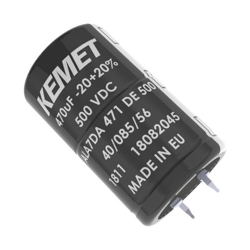 KEMET ALA8DF431DF500 Electrolytic Capacitor, 430 &micro;F, 500 V, &plusmn; 20%, Snap-In, 8000 hours @ 105&deg;C