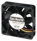 Sanyo Denki 9GA0524P7G001 9GA0524P7G001 DC Axial Fan 24 V Square 52 mm 15 Ball Bearing 17.7 CFM