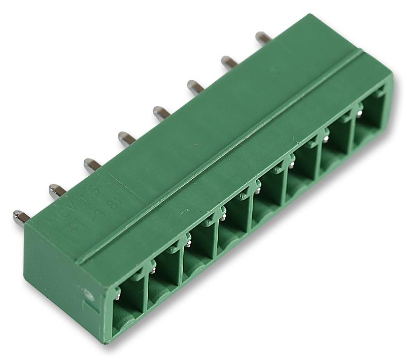 PHOENIX CONTACT 1803484 Terminal Block, Header, 3.81 mm, 8 Ways, 8 A, 160 V, Through Hole Vertical MCV 1,5/ 8-G-3,81, GTIN UPC EAN: 4017918045791