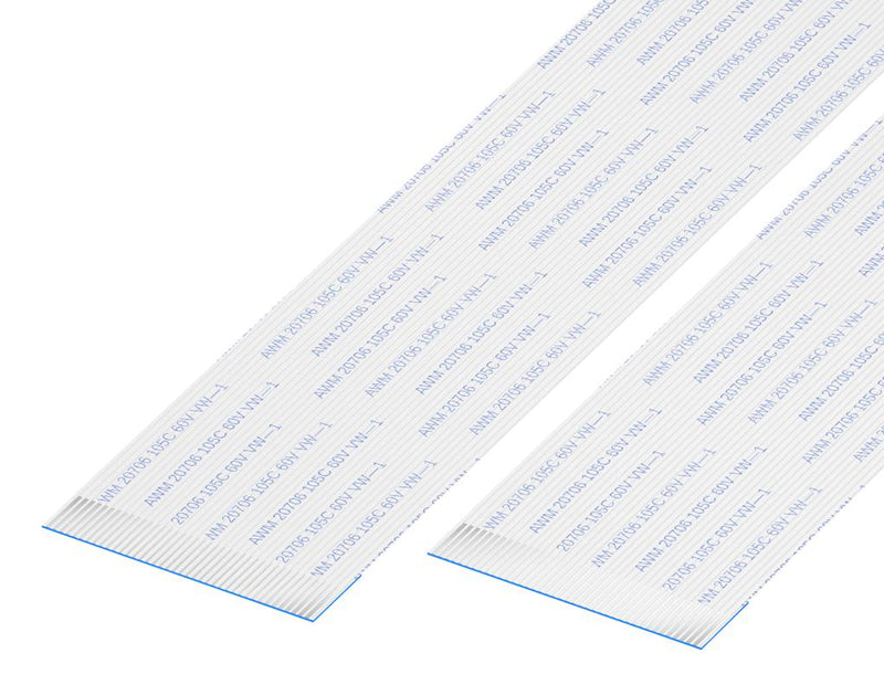 GCT (GLOBAL CONNECTOR TECHNOLOGY) 05-26-D-0152-A-4-06-4-T FFC / FPC Cable, 26 Core, 0.5 mm, Opposite Sided Contacts, 6 ", 152 mm, White