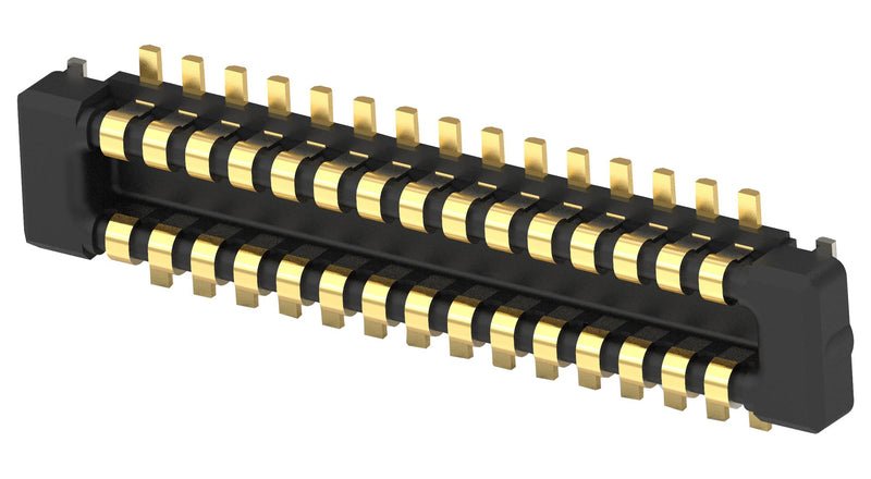 TE Connectivity 3-2363962-0 3-2363962-0 Mezzanine Connector Plug 0.4 mm 2 Rows 30 Contacts Surface Mount Straight Copper Alloy