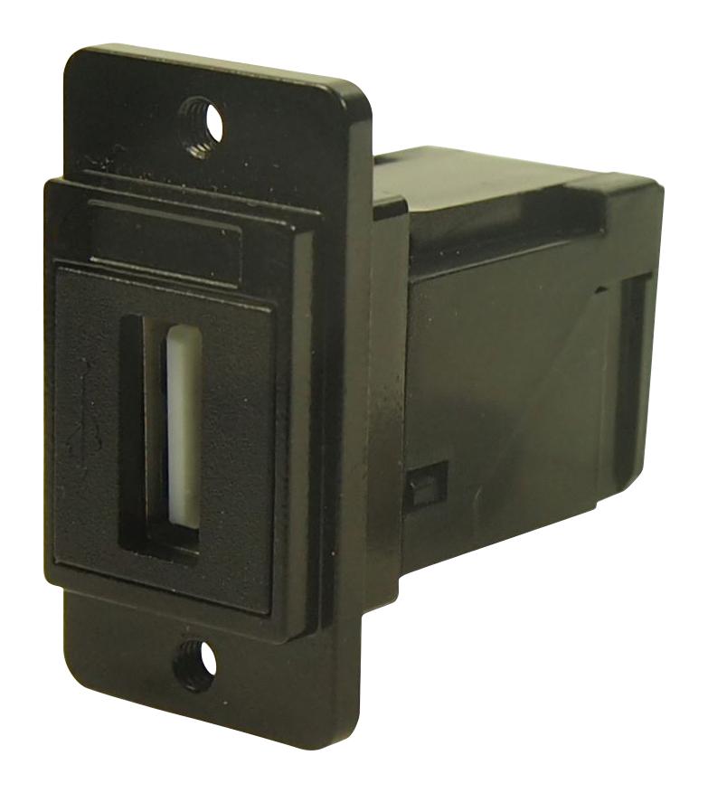 Cliff Electronic Components CP30754MB3 CP30754MB3 USB Adapter Blk Metal M3 R/A Type A Receptacle 2.0 New