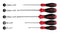 WIHA 30277 SCREWDRIVER SET, SLOTTED/PHILLIPS, 5PC