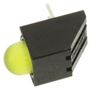 Dialight 550-1207F 550-1207F Circuit Board Indicator Yellow 1 Leds Through Hole T-1 3/4 (5mm) 2 mA 1.8 mcd