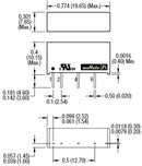 Murata Power Solutions NMG1205SC NMG1205SC Isolated Through Hole DC/DC Converter 1kV Isolation ITE 1:1 2 W 1 Output 5 V 400 mA