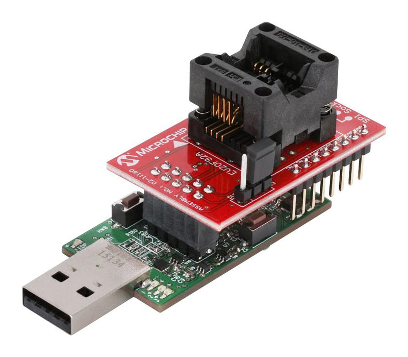 Microchip EV20F92A EV20F92A Evaluation Kit AT24CS02-SSHM-T Interface Serial Memory SPI