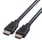 ROLINE 11.04.5572 Audio / Video Cable Assembly, HDMI A Plug, HDMI A Plug, 6.6 ft, 2 m, Black GTIN UPC EAN: 7611990978984