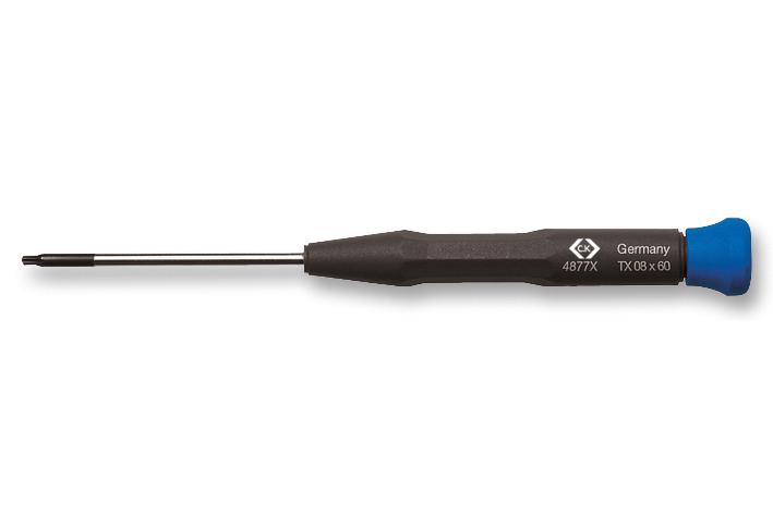 CK Tools T4877X 10 T4877X 10 Screwdriver TORX&Acirc;&reg; T10 Ergonomically Designed Handle Rotating Cap 180 mm