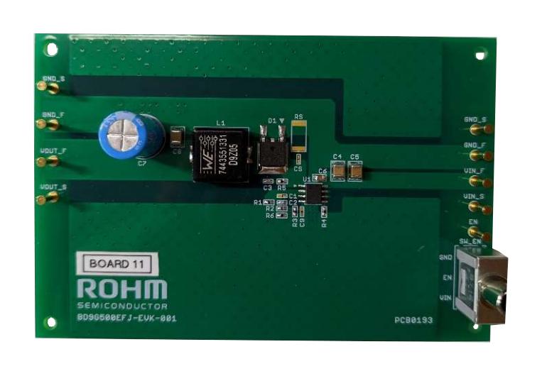 ROHM BD9G500EFJ-EVK-001 Evaluation Board, BD9G500EFJ, Power Management, Buck Converter