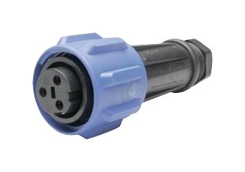 BULGIN LIMITED PX0911/03/S/02 Circular Connector, Buccaneer 900 Series, Cable Mount Receptacle, 3 Contacts, Screw Socket