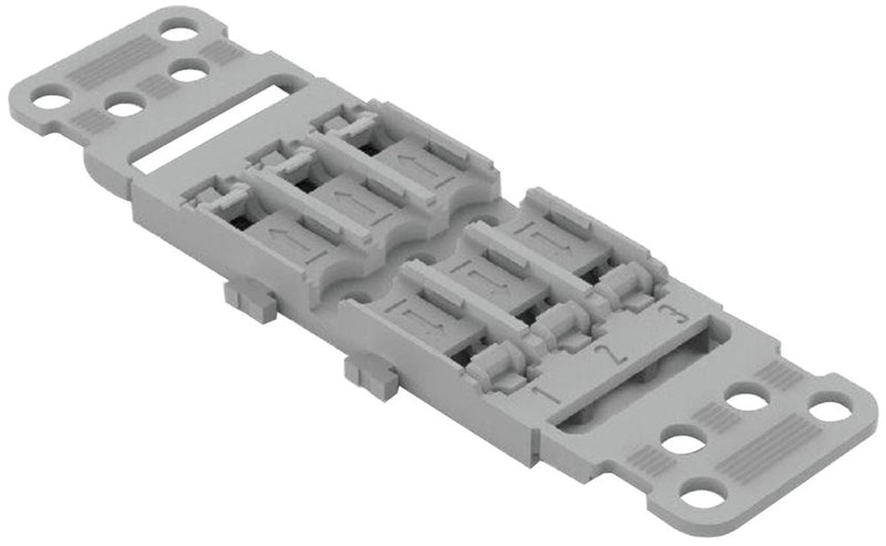 Wago 221-2503 221-2503 Mounting Carrier 3 Way 221-2411 Inline Splicing Connector With Lever 221 Series