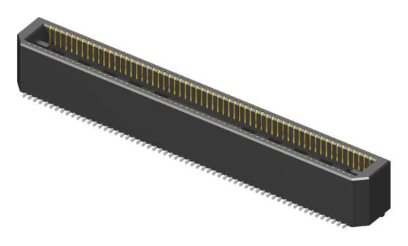 Samtec BTE-060-01-F-D-A-K-TR BTE-060-01-F-D-A-K-TR Mezzanine Connector Header 0.8 mm 2 Rows 120 Contacts Surface Mount Phosphor Bronze