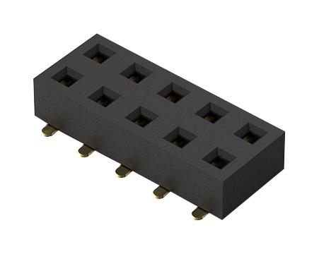 GCT (GLOBAL Connector TECHNOLOGY) BF121-10-A-0-L-C BF121-10-A-0-L-C PCB Receptacle Dual Entry Board-to-Board 2 mm Rows 10 Contacts Surface Mount BF121 Series New