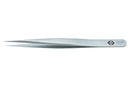 CK TOOLS T2340 Tweezer, Fine/Sharp Tip, Precision, 110 mm, Stainless Steel Body, Stainless Steel Tip