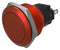 EAO 82-6751.1000 Vandal Resistant Switch, 82-6x51.1000 Series, 22 mm, SPDT, Momentary, Round Flat Flush, Red