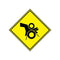 PANDUIT PPS0202B493 Safety Sign, Safety, Pinch Point Pictogram, Polyester Adhesive, 50.8 mm, 50.8 mm, Black on Yellow