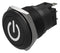 EAO 82-5951.1000.B002 Vandal Resistant Switch, Standby, 82 Series, 19 mm, SPDT, Momentary, Round Flat Flush, Black