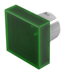 EAO 61-9321.5 Lens, Raised, Square, Green, 61