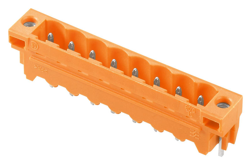 WEIDMULLER 1147890000 Terminal Block, Header, 5.08 mm, 2 Ways, 24 A, 400 V, Through Hole Vertical SL 5.08HC/02/180LF 3.2SN OR BX