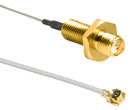 LINX - TE CONNECTIVITY CSI-RGFE-200-UFFR RF / Coaxial Cable Assembly, U.FL Plug to SMA RP Bulkhead Jack, 1.13mm, 50 ohm, 0.7 ft, 200 mm