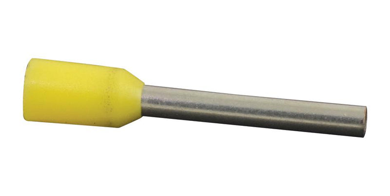 PANDUIT FSD85-18-L TERMINAL, WIRE FERRULE, 4AWG, YELLOW