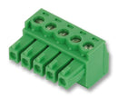 PHOENIX CONTACT 1803617 Pluggable Terminal Block, 3.81 mm, 6 Ways, 28AWG to 16AWG, 1.5 mm&sup2;, Screw, 8 A MC 1,5/ 6-ST-3,81, GTIN UPC EAN: 4017918045920