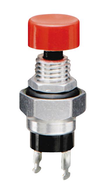 GRAYHILL 30-Mar Pushbutton Switch, 30 Series, 6.8 mm, SPST-NO, Momentary, Round Plunger, Black