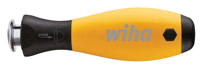 WIHA 31496 Screwdriver Handle, ESD, Telescopic, SoftFinish, 120 mm Length, For Wiha System 4 Blades