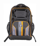 KLEIN TOOLS 62805BPTECH Tool Backpack, Tech,  XL, 28 Pockets, 1680d Ballistic Weave, Polypropylene, Tradesman Pro Series