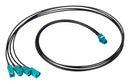 Amphenol RF 095-820-157M100 095-820-157M100 Cable Quad Mini FAKRA-FAKRA Jack 1M New