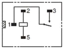 Omron Electronic Components G5LE-1A4 DC24 G5LE-1A4 DC24 General Purpose Relay G5LE Series Power Non Latching SPST-NO 24 VDC 10 A