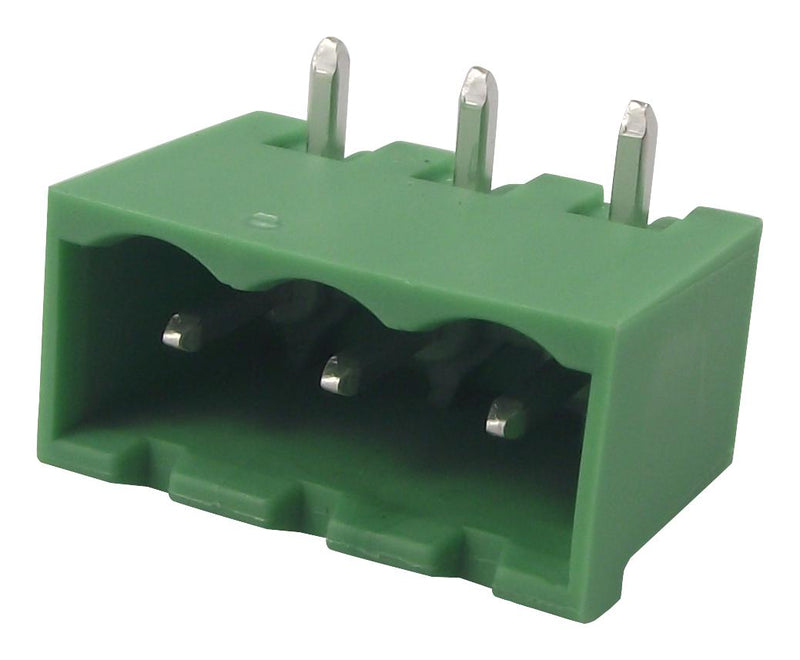 PHOENIX CONTACT 1757255 Terminal Block, Header, 5.08 mm, 3 Ways, 12 A, 250 V, Through Hole Right Angle GTIN UPC EAN: 4017918029784 MSTBA 2,5/ 3-G-5,08